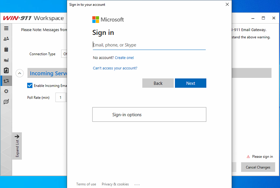 WIN-911 (2023+) - Email Gateway